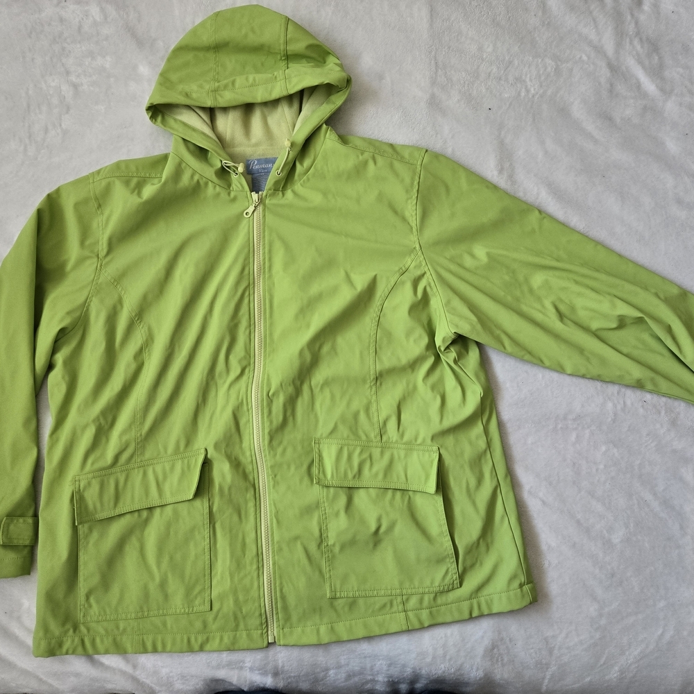 Lime Green Hooded Jacket